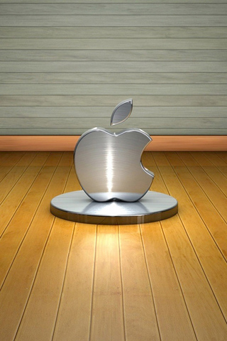 3D Metal Apple